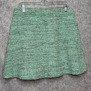Loft‎ Chenille Green Mini Skirt- Sz M